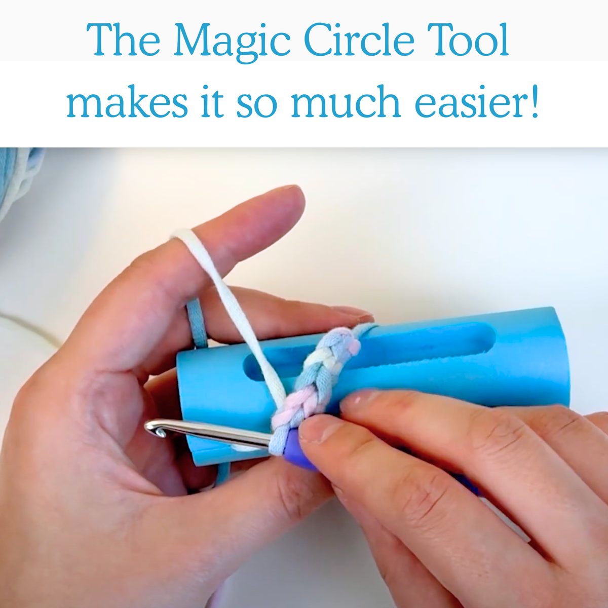 Learn to Crochet Kit Bear (Includes Blue Magic Circle Tool)