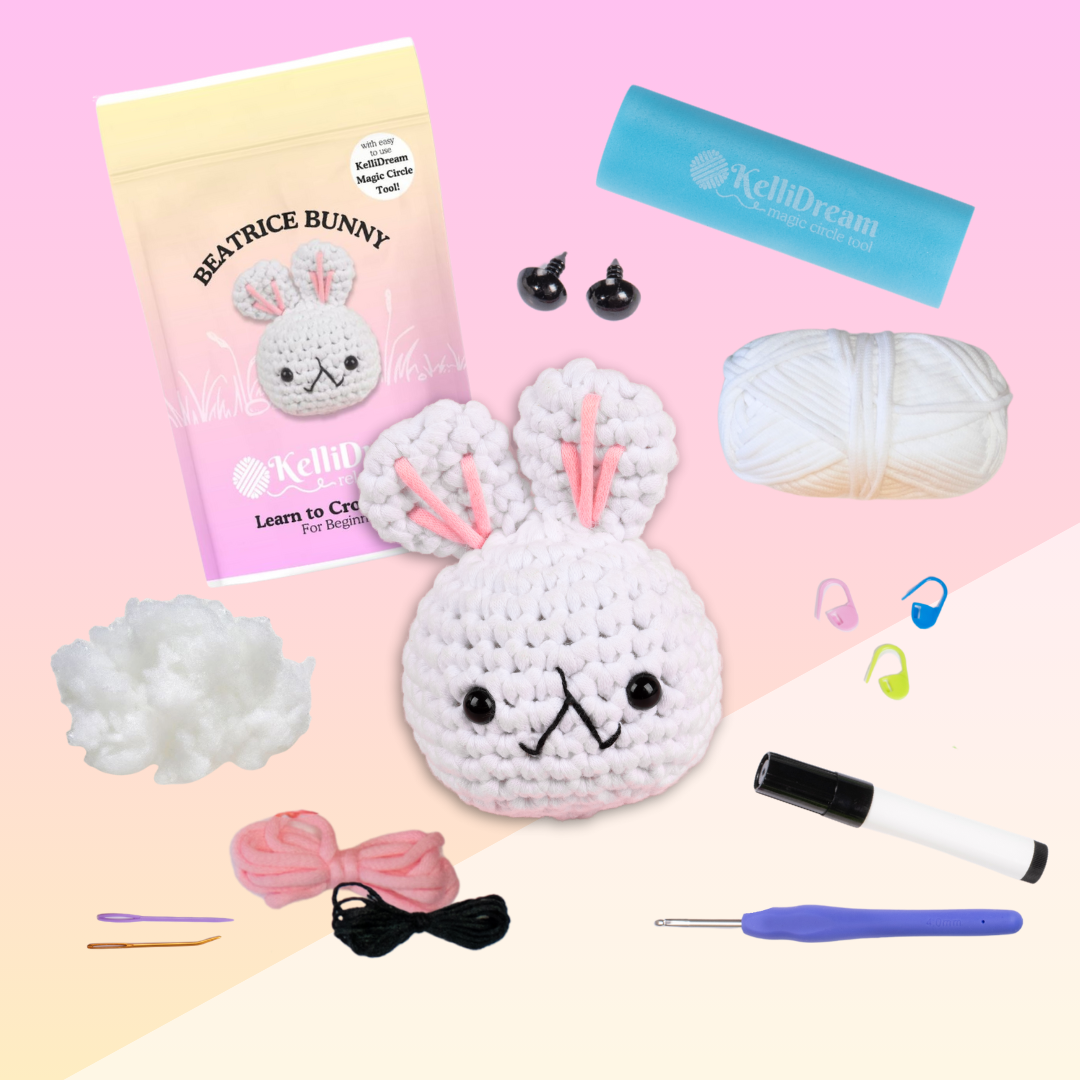 Crochet with Me Beatrice Bunny Bundle of 3