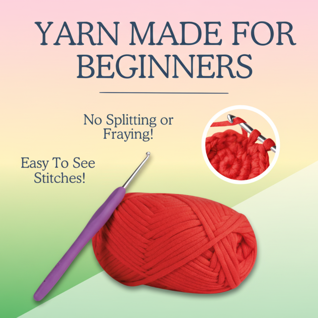 Learn to Crochet Kit Ladybug (Includes Blue Magic Circle Tool)