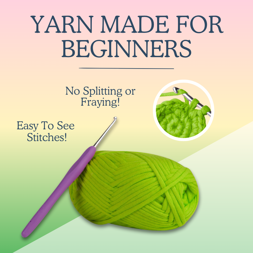 Learn to Crochet Kit Strawberry Patch (Includes Green Magic Circle Tool & Keychain Add Ons)