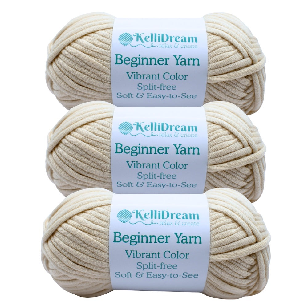 Beginner Crochet Yarn (Pack of 3) 150g Total