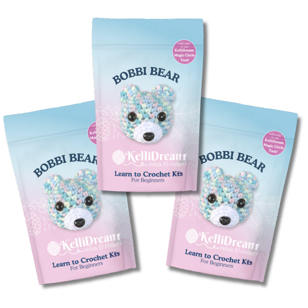 Crochet with Me Bobbi Bear Bundle of 3
