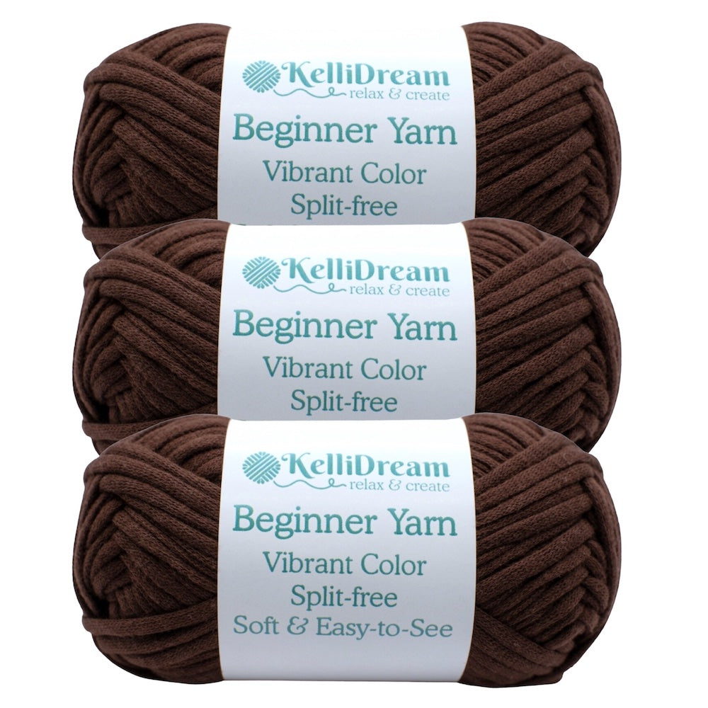 Beginner Crochet Yarn (Pack of 3) 150g Total