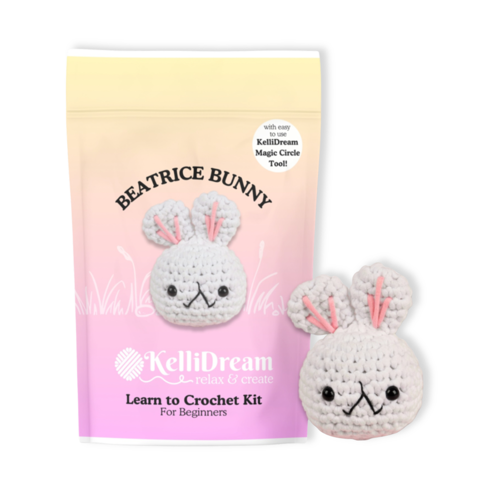 Learn to Crochet Kit Bunny (Includes Blue Magic Circle Tool)