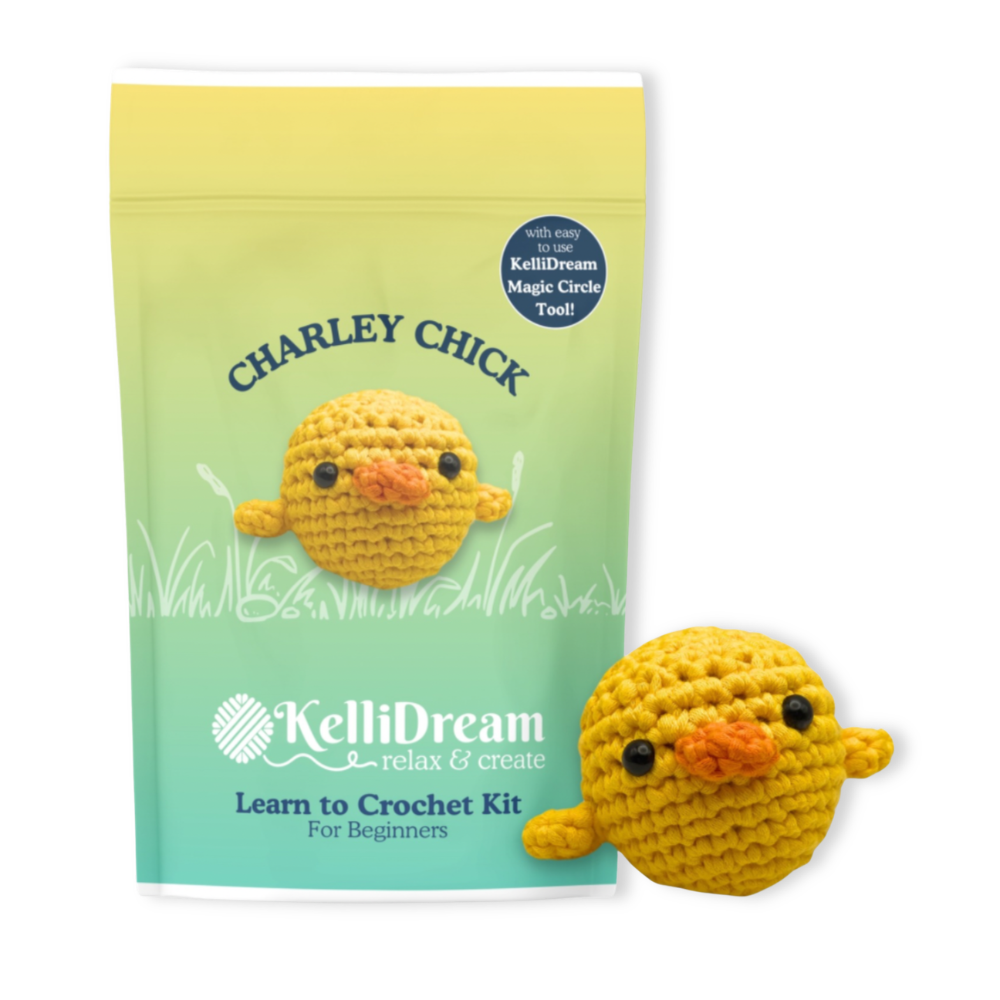 Learn to Crochet Kit Chick (Includes Blue Magic Circle Tool)