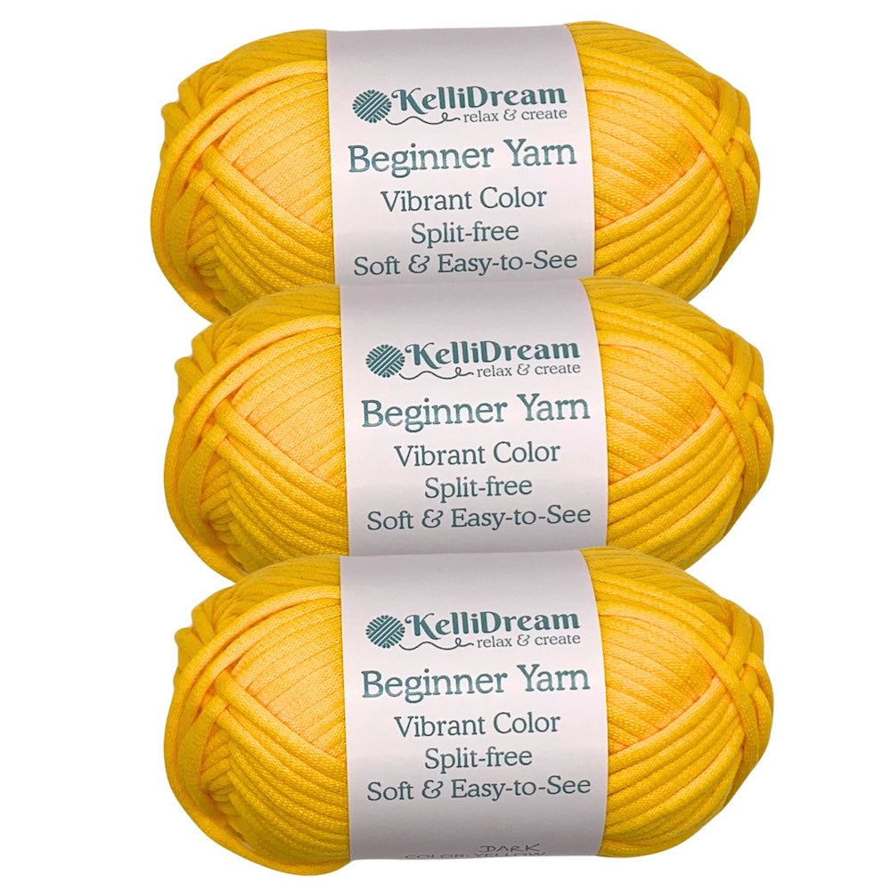 Beginner Crochet Yarn (Pack of 3) 150g Total