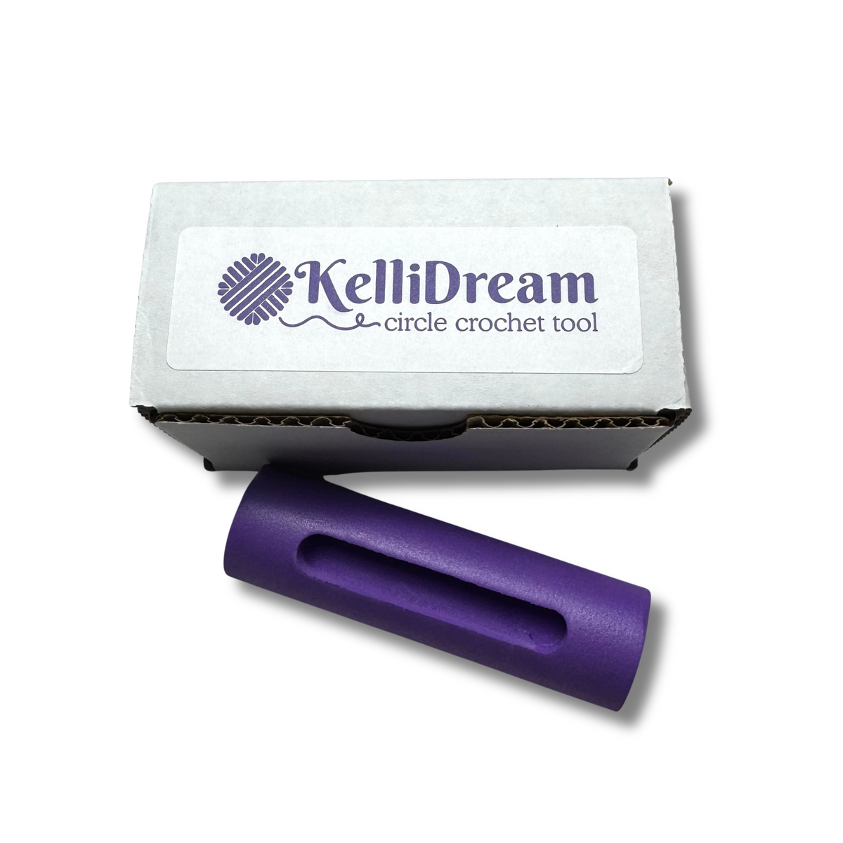 KelliDream circle crochet tool with packaging on a white background