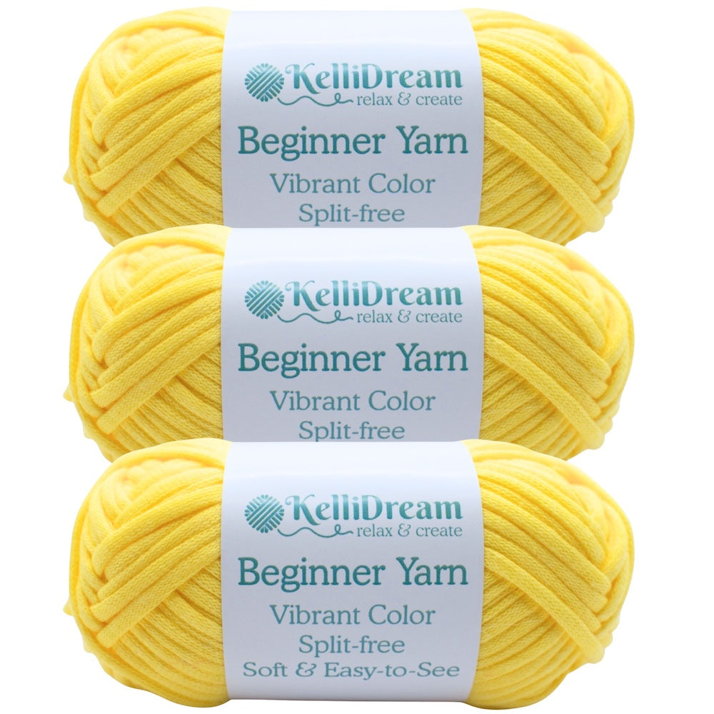 Beginner Crochet Yarn (Pack of 3) 150g Total