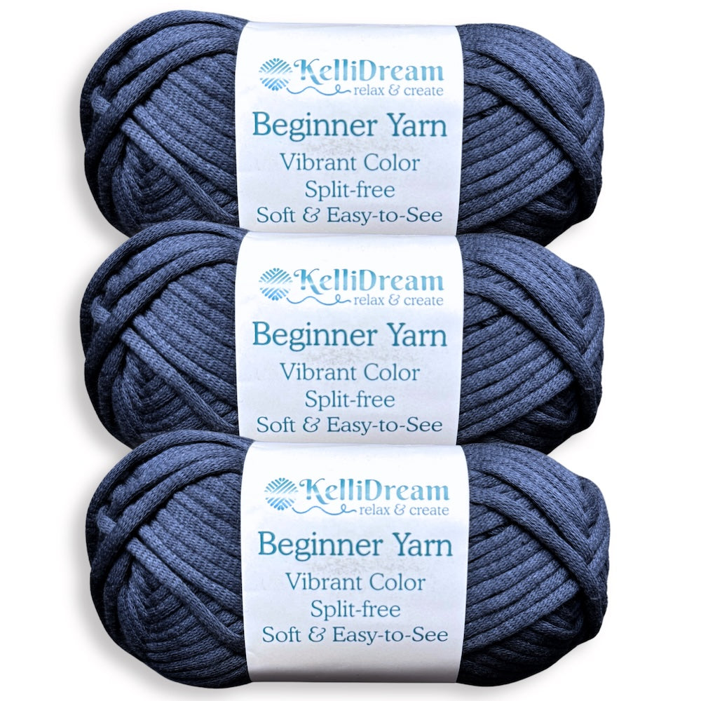 Beginner Crochet Yarn (Pack of 3) 150g Total