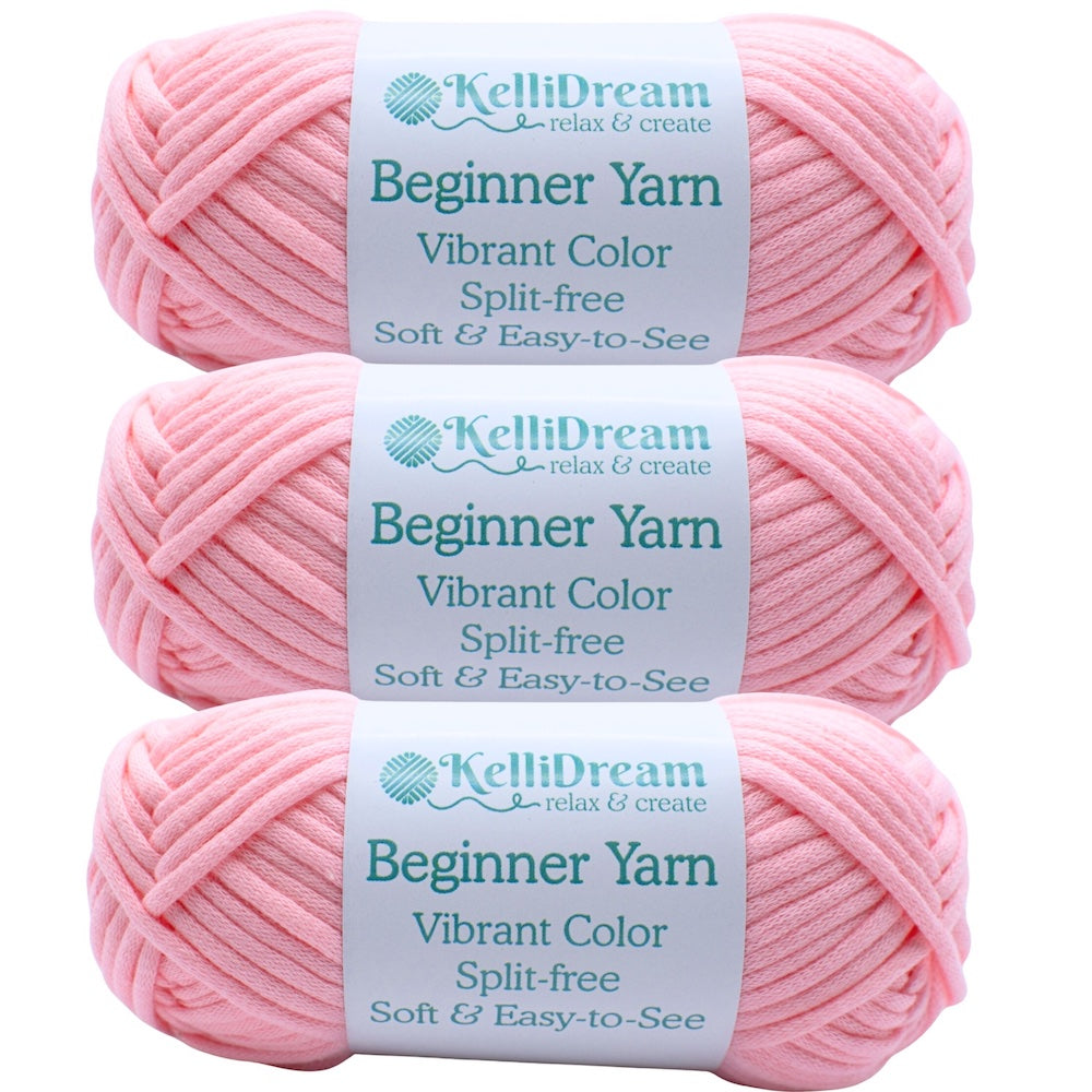 Beginner Crochet Yarn (Pack of 3) 150g Total