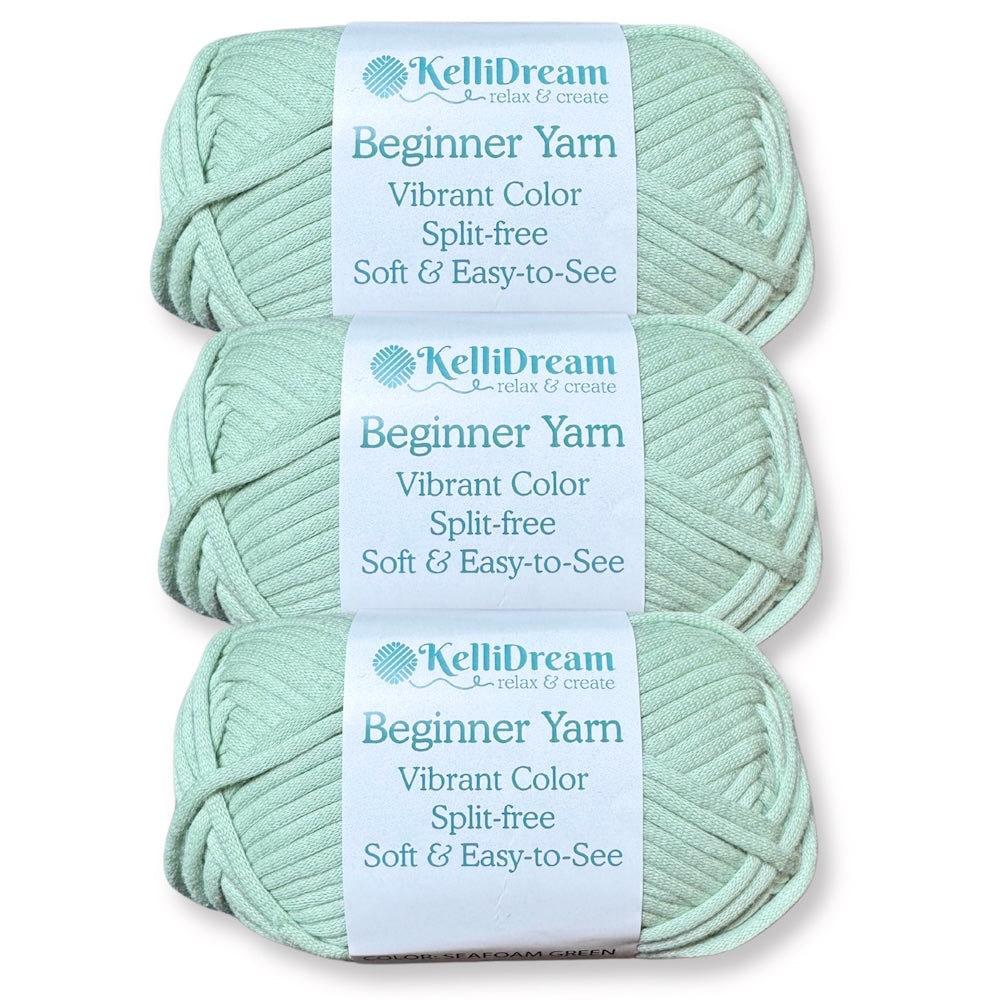 Beginner Crochet Yarn (Pack of 3) 150g Total