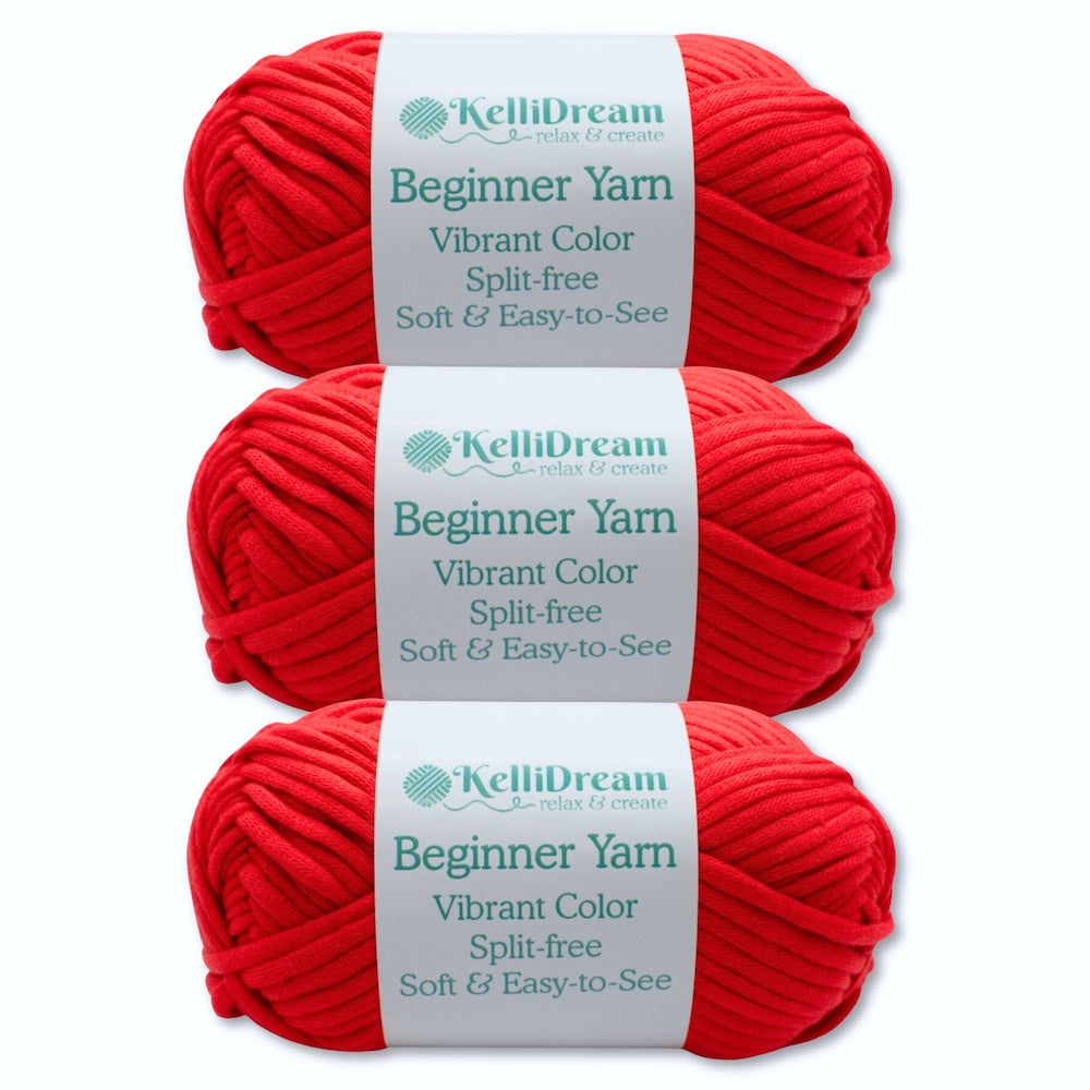 Beginner Crochet Yarn (Pack of 3) 150g Total