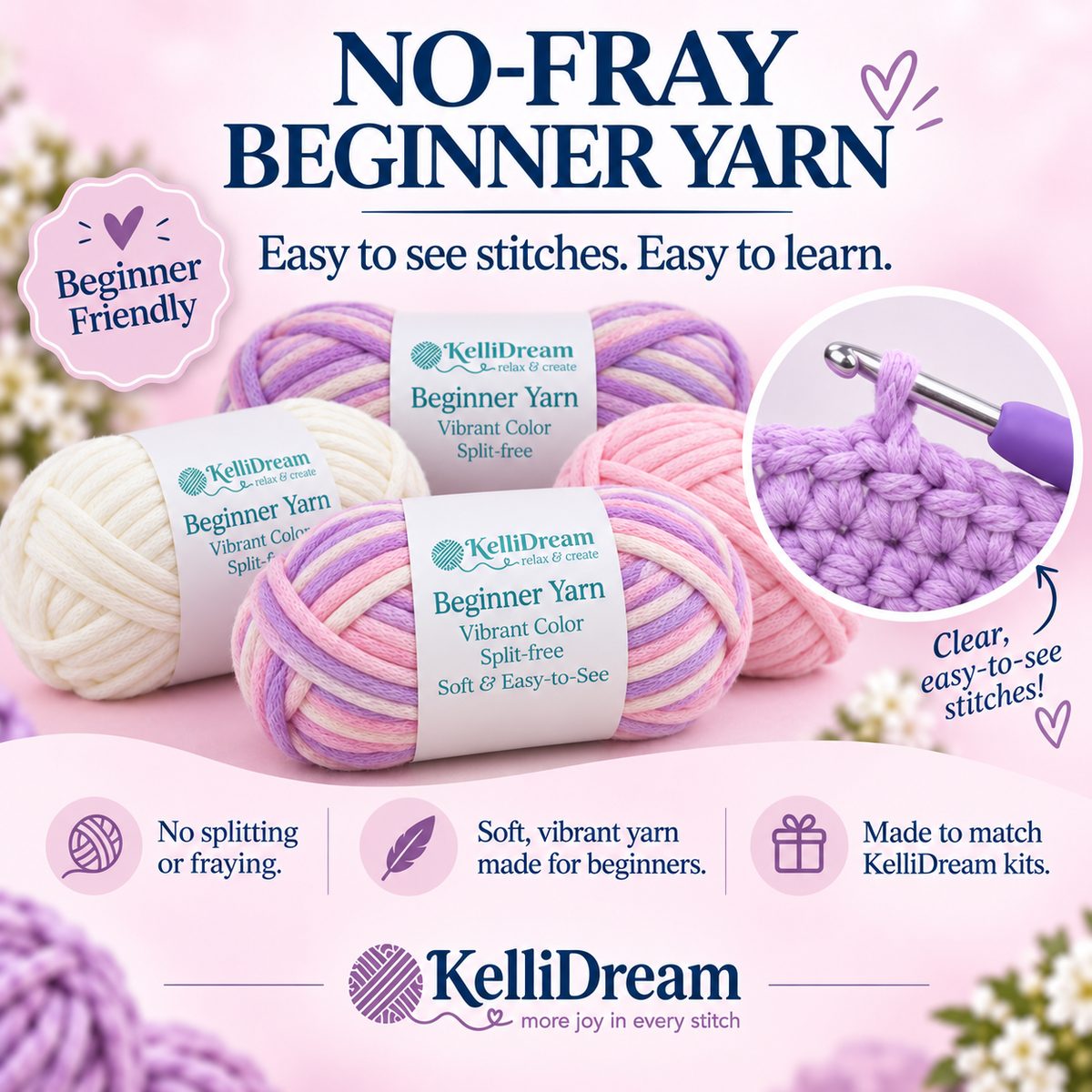 Learn to Crochet Kit Octopus (Includes Purple Magic Circle Tool)