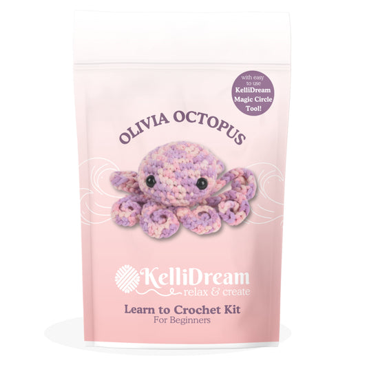 Learn to Crochet Kit Octopus