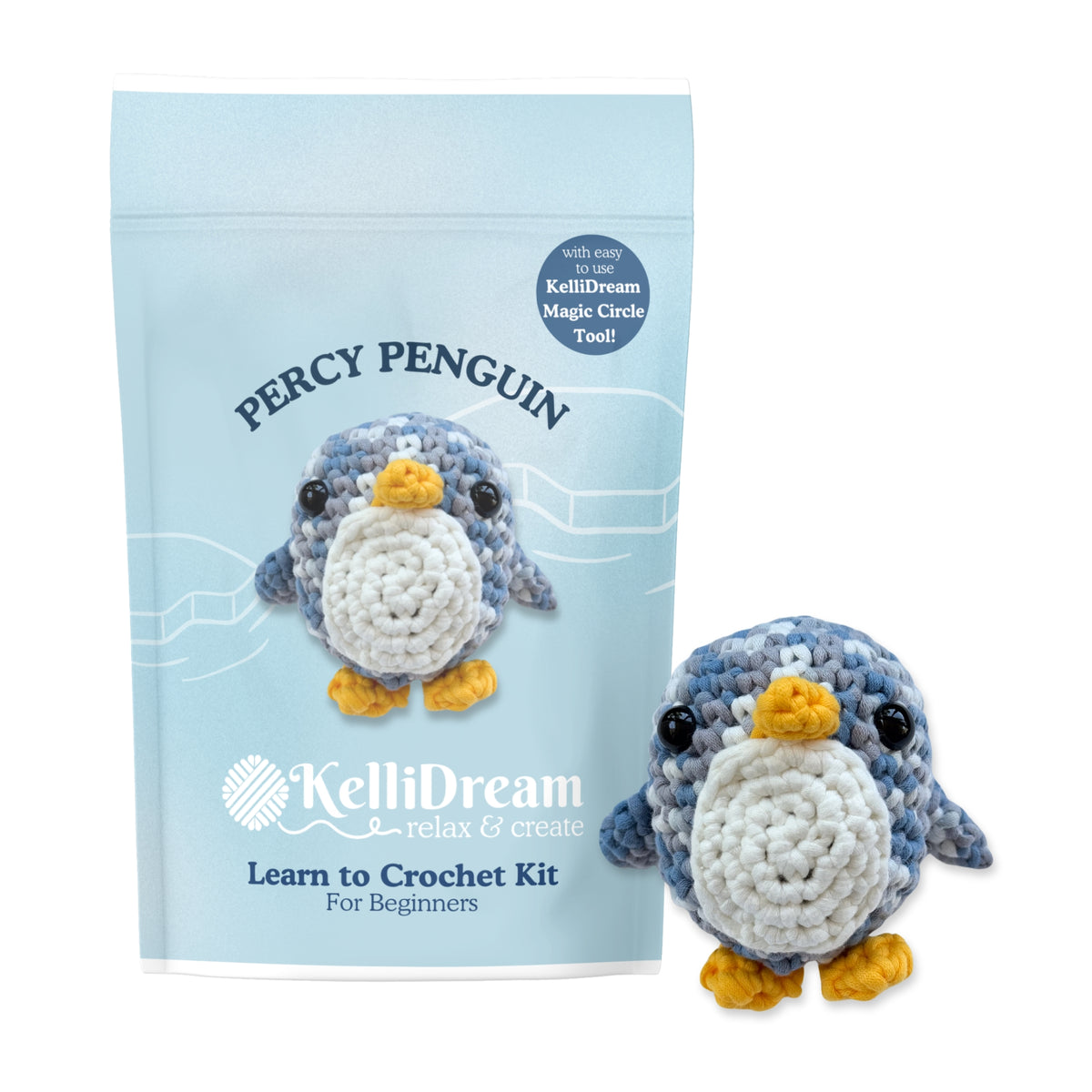 Learn to Crochet Kit Penguin