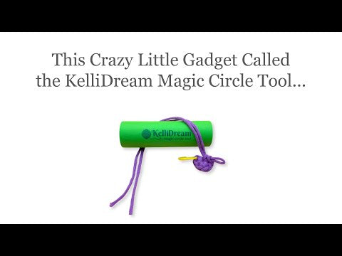 KelliDream Magic Circle Tool, Learn How to Make A Magic Ring Stitch in Any Learn to Crochet Kit for Beginners or with Crochet Supplies and